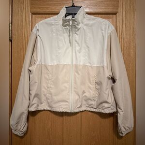 Women's Cream and Tan Jacket